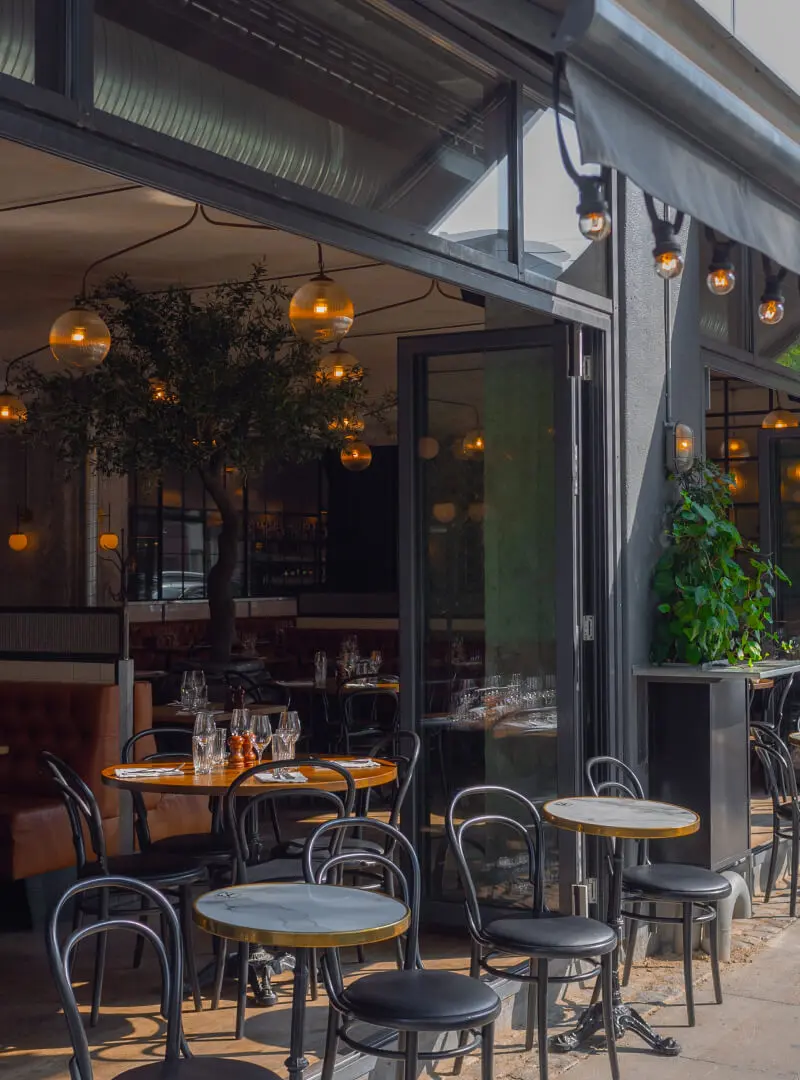 View outside the Restaurant